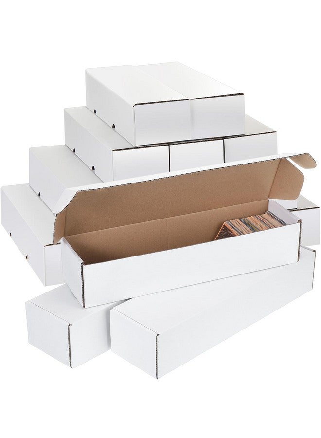 Yexiya 800 Count Storage Box Card Holders for Trading Cards Sports Note Collector Box Trading Note Organizer for Gaming Sports Collecting(6 Pcs) - Image 1