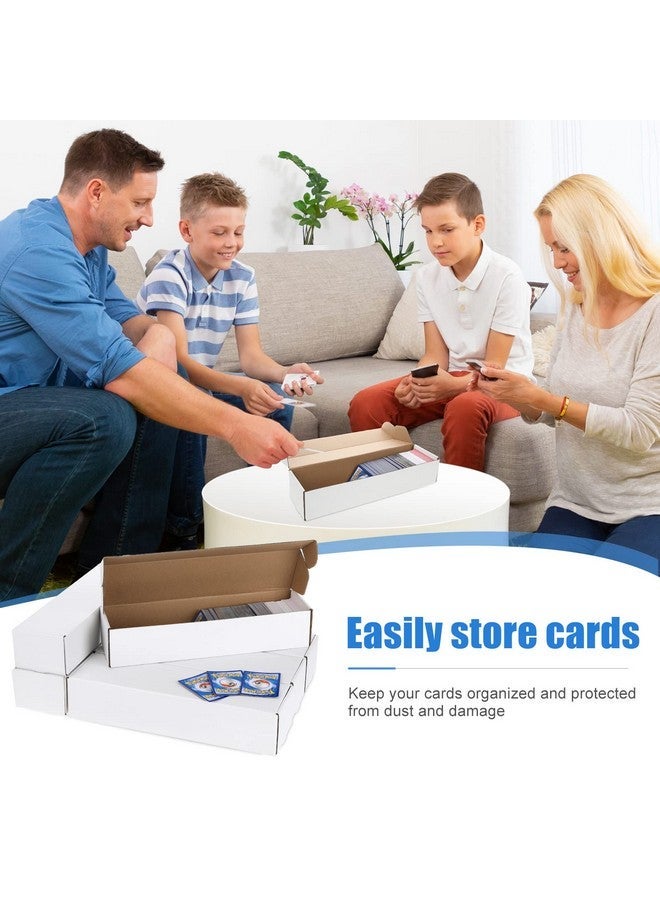 Yexiya 800 Count Storage Box Card Holders for Trading Cards Sports Note Collector Box Trading Note Organizer for Gaming Sports Collecting(6 Pcs) - Image 3