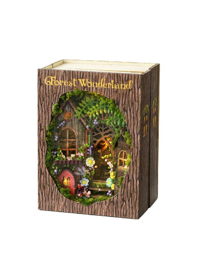 Bluejw Wise House Diy Hut MINI Fantasy Rubik's Cube Series Cut-free Paper Accessories Flip-style Design Creative Gift - Image 1