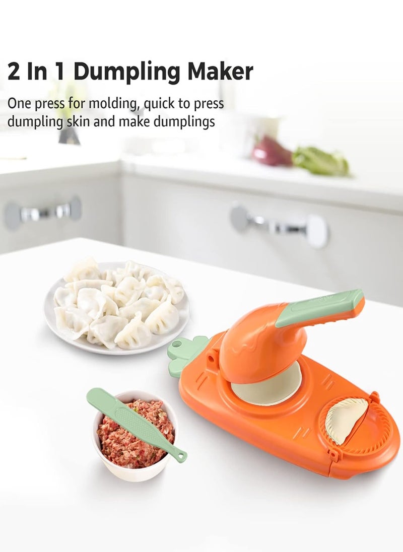 Generic - Dumpling Maker Mould Manual Press Machine Dumpling Mould 2 in 1 - Image 1