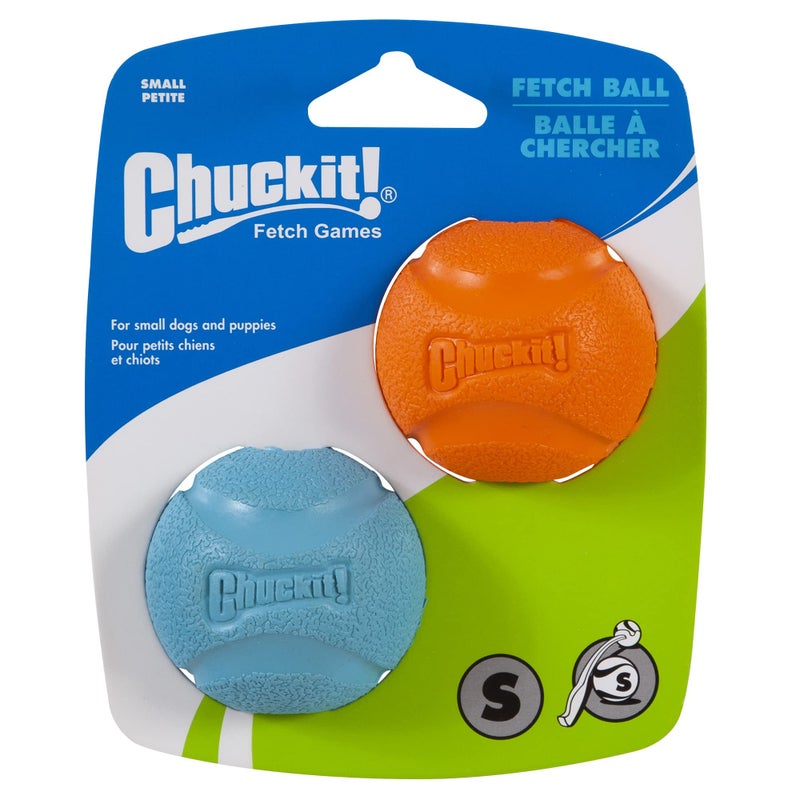 ChuckIt HighBounce Rubber Fetch Ball Small Colors Vary 2 Pack - Image 2