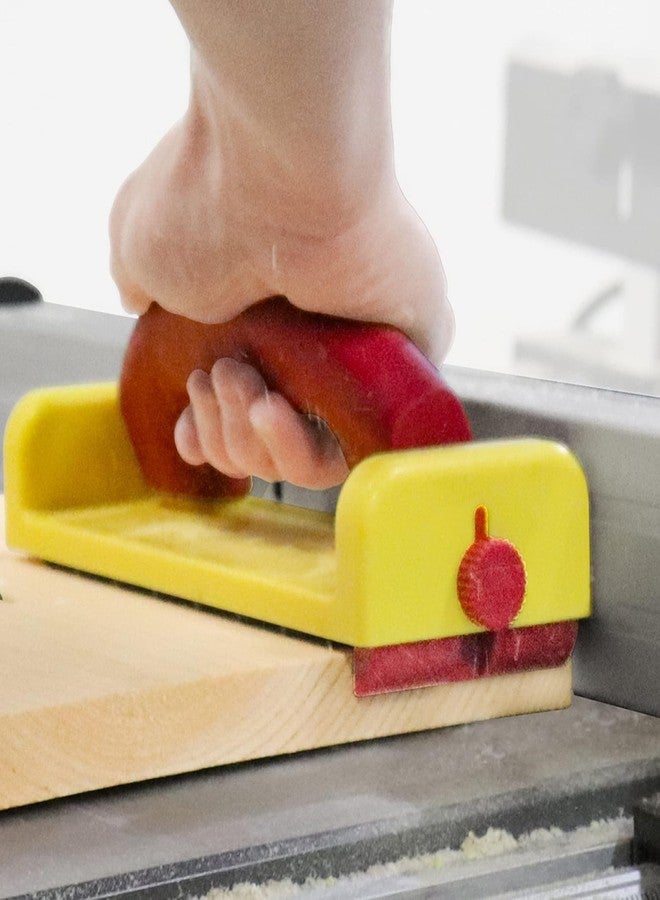 مايلكرافت Milescraft 3405 GrabberPLUS - وحدة دفع لمنشارات الطاولة، وطاولات التوجيه، ومنشارات الشريط، والمفاصل، باللون الأصفر - Image 4