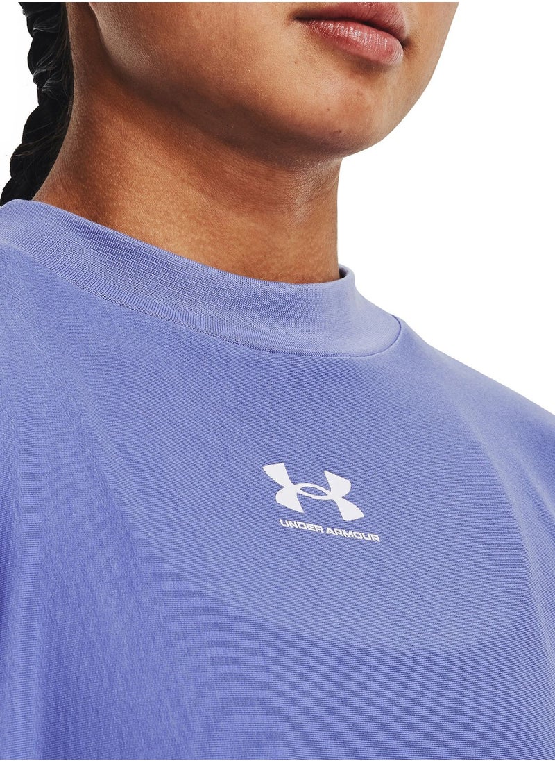 UNDER ARMOUR - Rival Terry Oversized Sweatshirt - Image 1