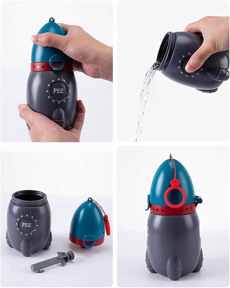 Portable Baby Urinal, Leakproof Emergency Urinal Potty Toilet Pee Bottle Cup Jar, Kids Potty Pee Training for Boys Girls, Travel Potty for Camping Car Travel - Image 4