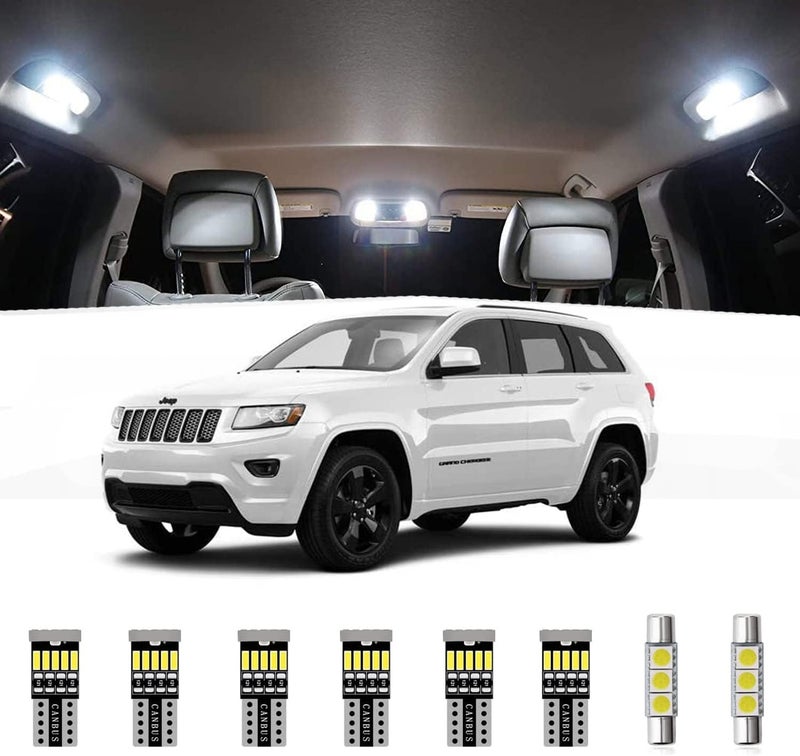 AWALITED طقم أضواء LED داخلي AWALITED 15 قطعة لجيب جراند شيروكي (2011-2020) - Image 1
