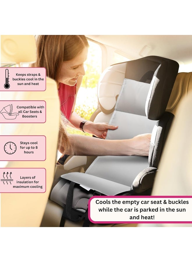Swanoo Car Seat Cooling Pad, Stroller Cooling Pad with Ice Pack for Babies Toddler and Kids, Sun and Heat Cover Protector for Summer Carseat Cooler Liner - Image 2