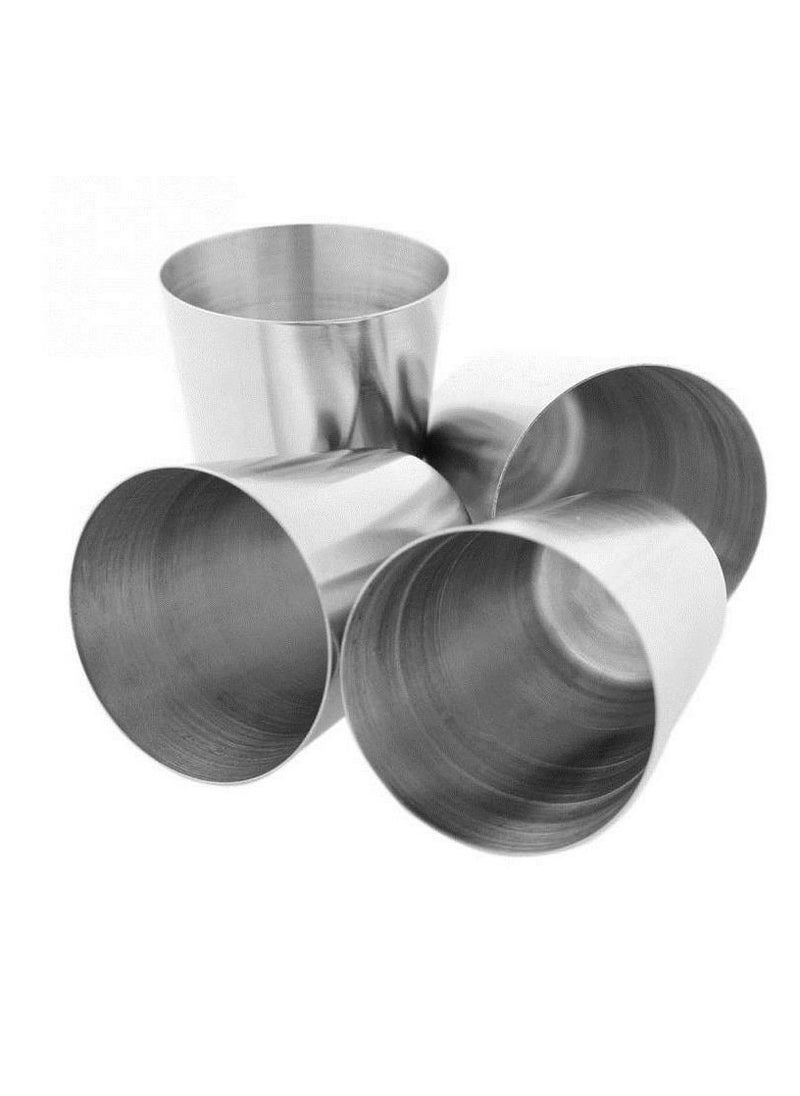 Generic - 4 Pcs Mini Stainless Steel Drinking Glasses for Outdoor Travel Outdoor Sports - Image 1
