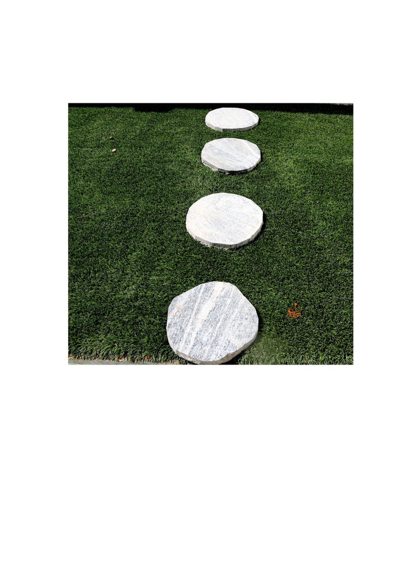 KNP Garden stepping stones Anti-Slip 28-35cm Round Beige single stone - Image 2