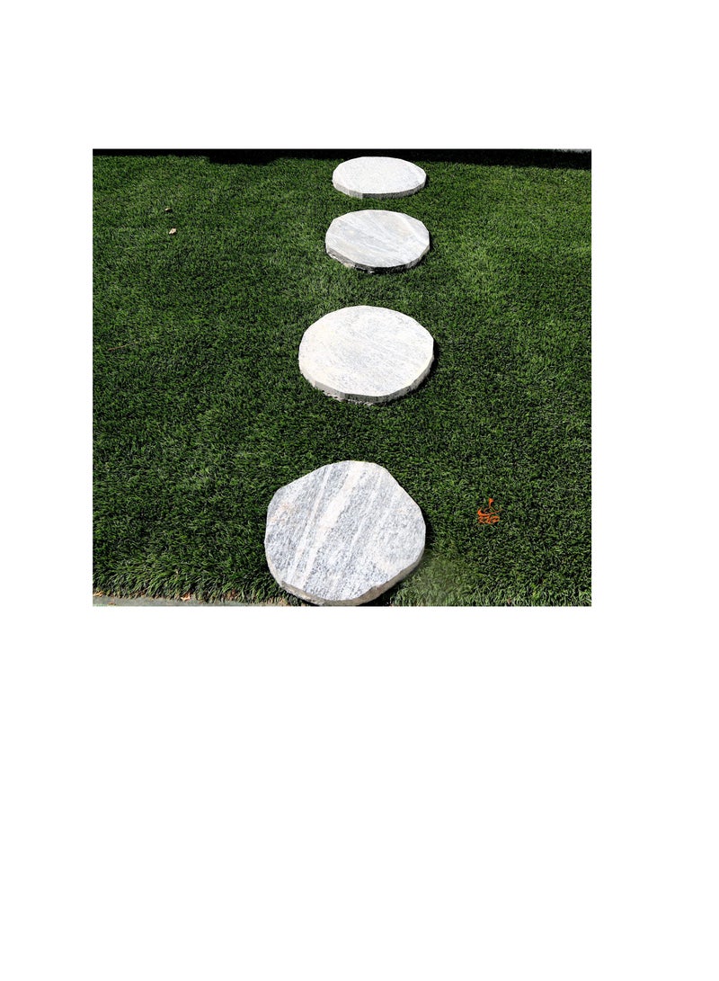KNP Garden stepping stones Anti-Slip 28-35cm Round Beige single stone - Image 3