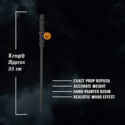 Sage Square Handcrafted Classic Snape Magic Wand, Wizard Stick, Collectible Cosplay Accessory (34 cm Long, Multicolour) - Image 2