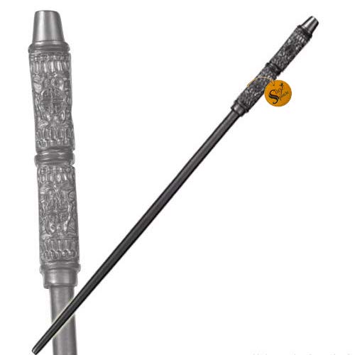 Sage Square Handcrafted Classic Snape Magic Wand, Wizard Stick, Collectible Cosplay Accessory (34 cm Long, Multicolour) - Image 3