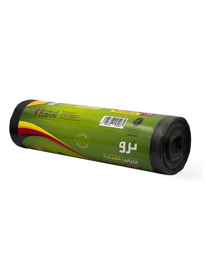 Tru Garbage Bags Roll Black 60 Gallon X-Large (Street bin bags), 90x110cm - 15 Bags black - Image 4