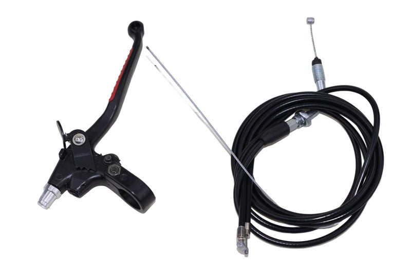 TRKIMAL 78 22mm Thumb Throttle Cable with Dual Brake Lever Kits Compatible for 50cc 90cc 150cc 250cc ATV Quad Roketa Taotao Sunl Kazuma Go Kart - Image 4