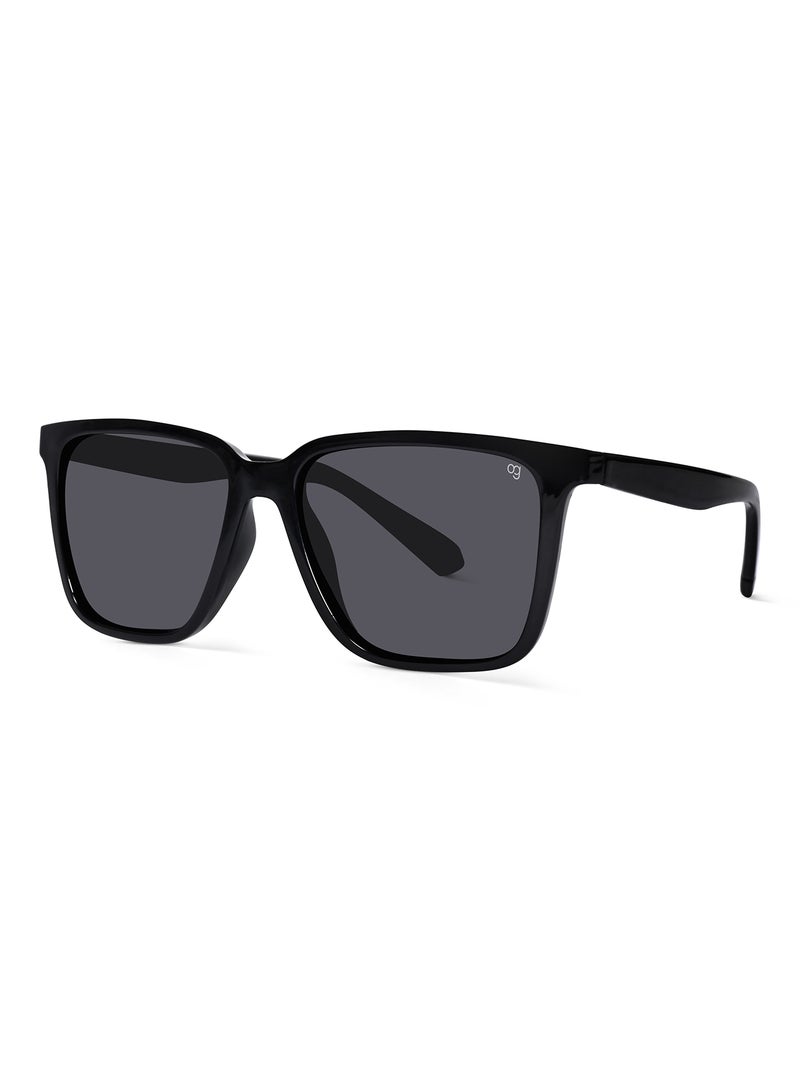 Woggles Polarized Square Sunglasses|100% UV Protection|Men & Women - Image 2