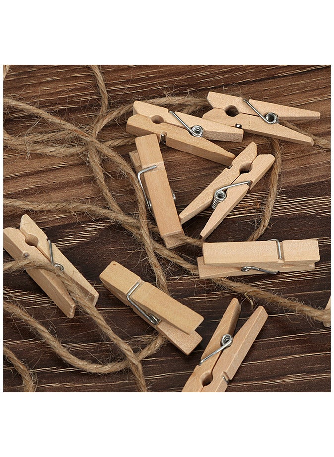 Paper Photo Frame Set With Wooden Clip And rope  - Image 3
