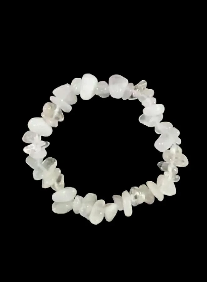 تايك تو White Crystal Chip Bracelet
