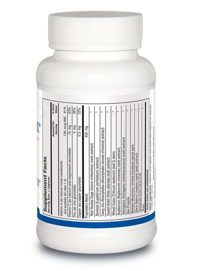 BIOTICS Research Ultravirx® Immune Support Zinc Maitake Mushroom Astragalus High Flavonoid Content Supports Healthy Inflammatory Pathways. 90 Capsules  - Image 3