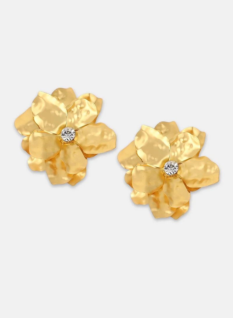 Sohi  Flower Stud Earrings for Women | Best Price UAE