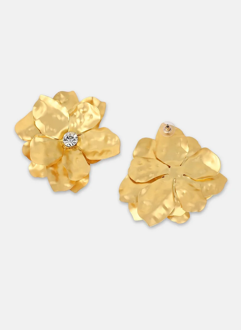 Sohi  Flower Stud Earrings for Women | Best Price UAE