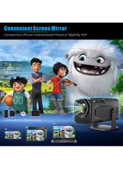 جوشبيرغ جهاز عرض Android 11 390ANSI HY320 ، 4K أصلي 1080P ، BT5.0 جهاز عرض سينمائي خارجي محمول  - Image 2