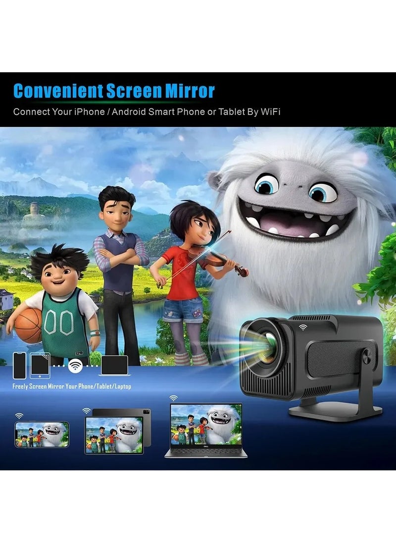 جوشبيرغ - جهاز عرض Android 11 390ANSI HY320 ، 4K أصلي 1080P ، BT5.0 جهاز عرض سينمائي خارجي محمول - Image 1