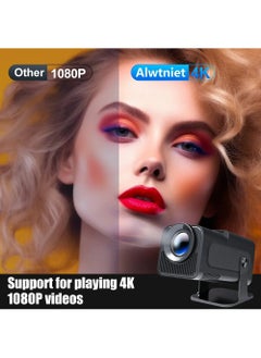 جوشبيرغ جهاز عرض Android 11 390ANSI HY320 ، 4K أصلي 1080P ، BT5.0 جهاز عرض سينمائي خارجي محمول  - Image 5