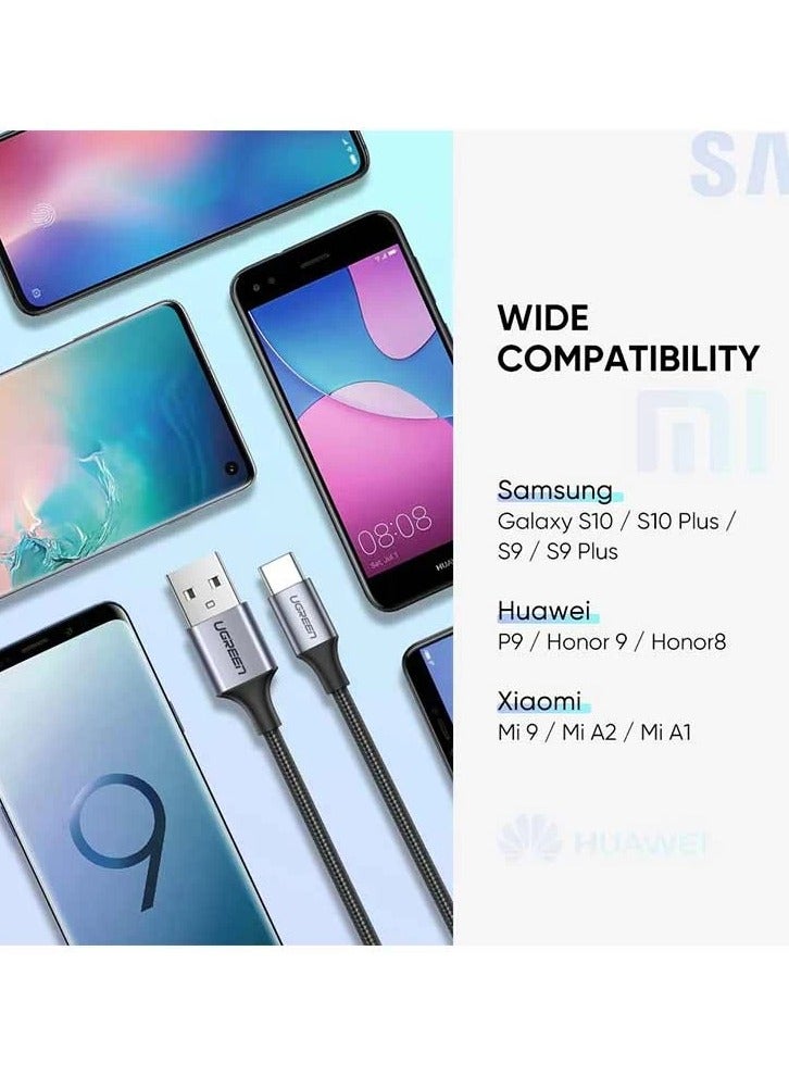 UGREEN ECO Ugreen 60126 USB Male to Type-C 1 Meter Black Data Cable # 60126 - Image 5