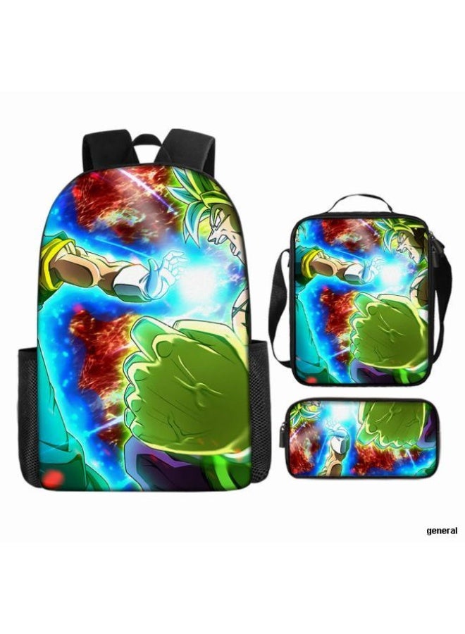 عام حقيبة ظهر مطبوعة عالمية مشتركة - مجموعة حقائب ظهر من ثلاث قطع (متوفرة للطلاب والأطفال والأصدقاء في النزهايات وتسلق الجبال وما إلى ذلك) - 114 - Image 1