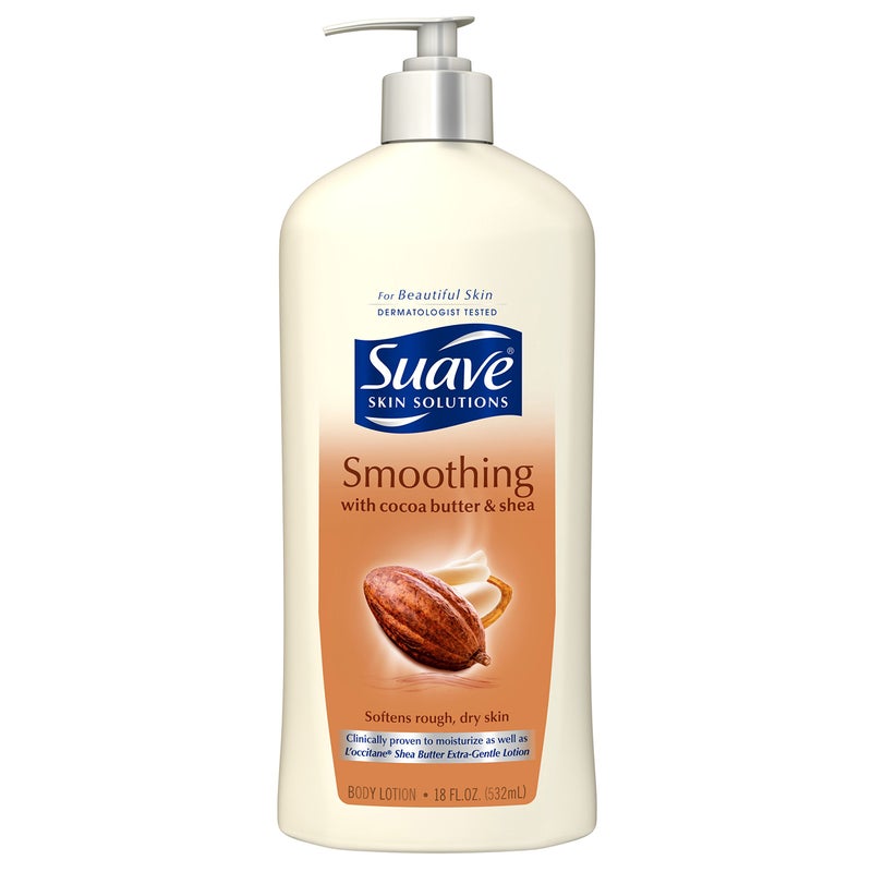 Suave Skin Solutions Body Lotion, Cocoa Butter & Shea, 18 oz (Presentation Varies) - Image 1