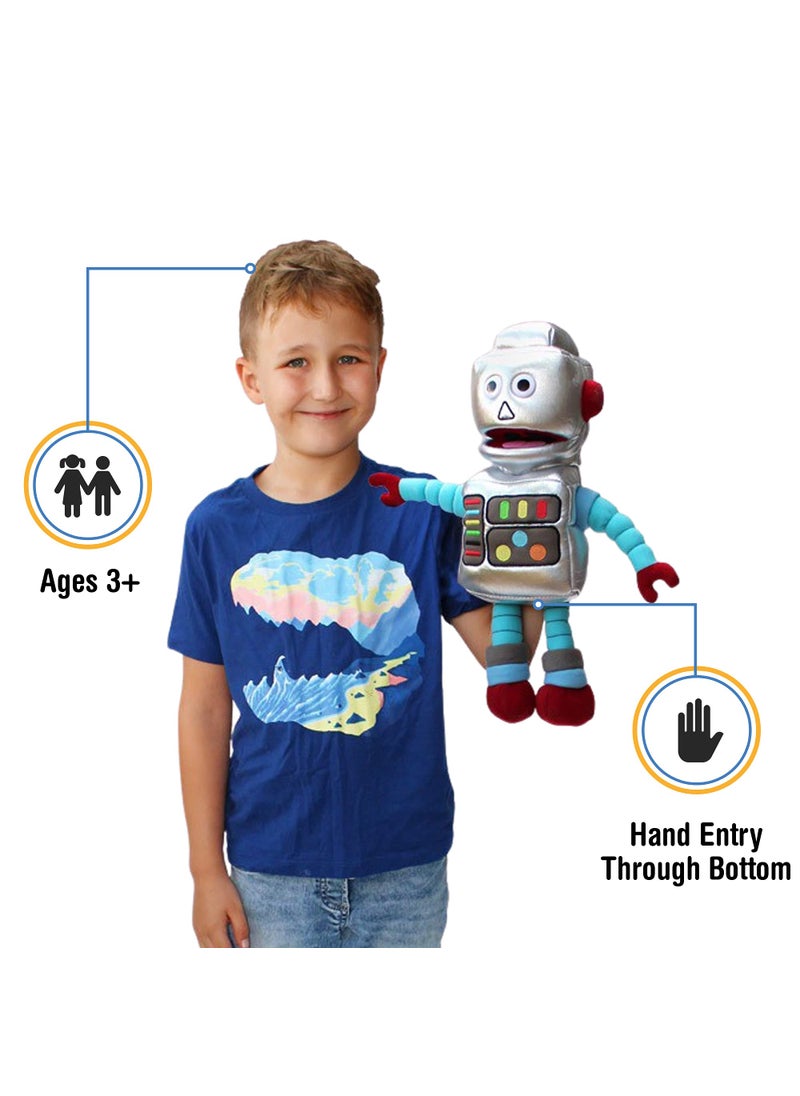 Silly Puppets 14" Robot, Hand Puppet  - Image 2