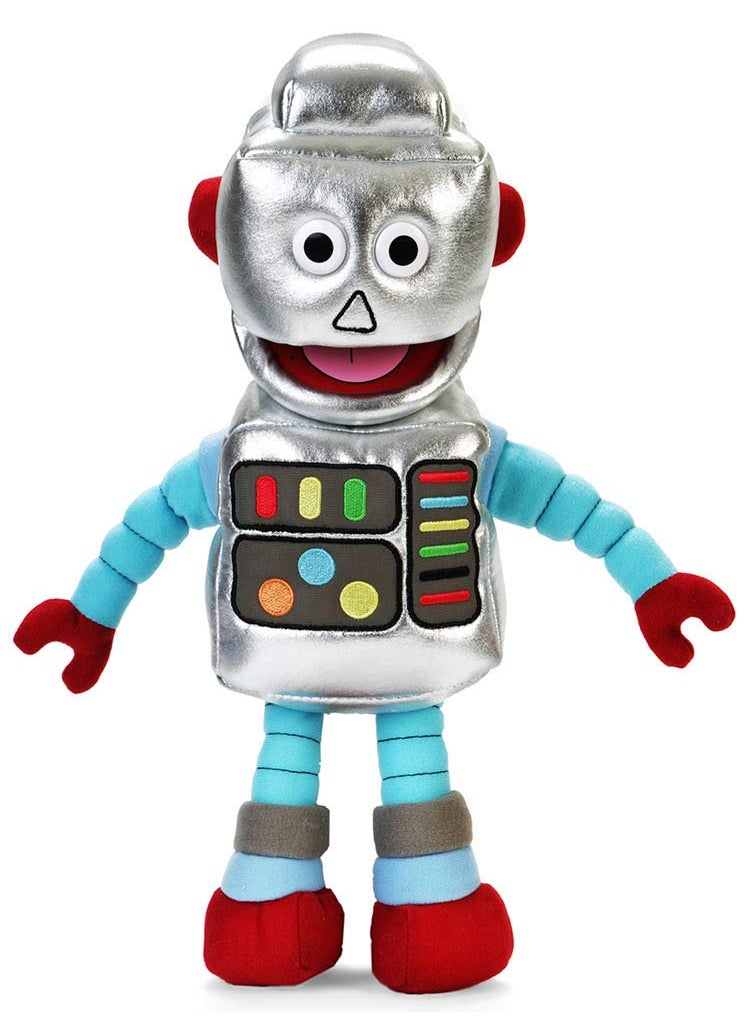 Silly Puppets 14" Robot, Hand Puppet  - Image 1