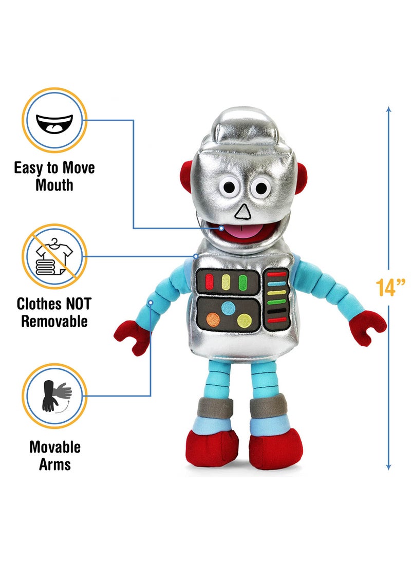 Silly Puppets 14" Robot, Hand Puppet  - Image 3
