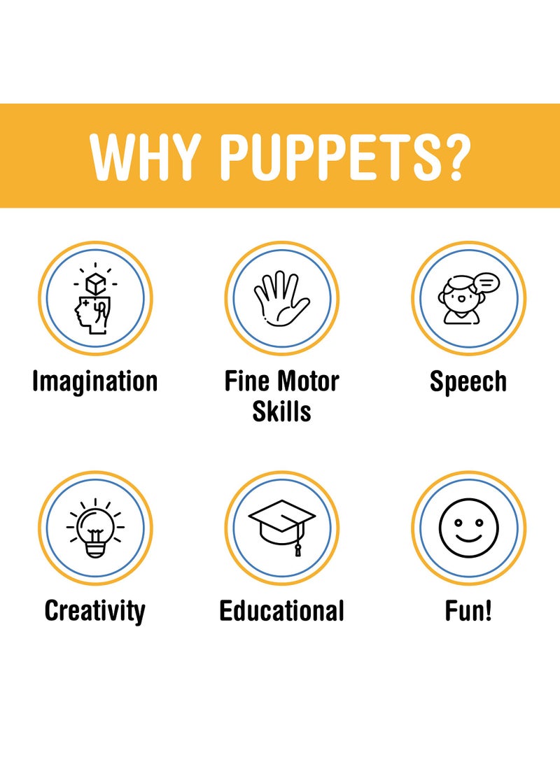 Silly Puppets 14" Robot, Hand Puppet  - Image 4