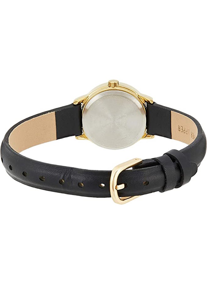 TIMEX ساعة يد تناظرية بسوار جلدي من إيزي ريدر T20433 - 25 ملم - أسود  - Image 2