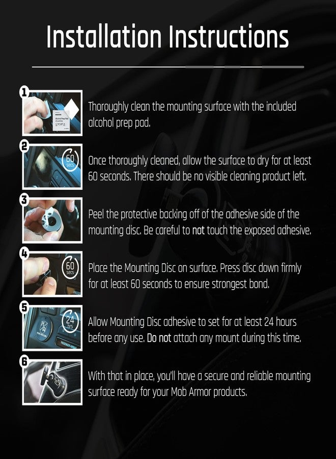 Mob Armor MobNetic Icon - Sleek Phone Holder for Car, USA Assembled Car Phone Mount, Supports iPhone & Android, Christmas, White Elephant for Men, Dad & Boyfriend - Obsidian Black - Image 5