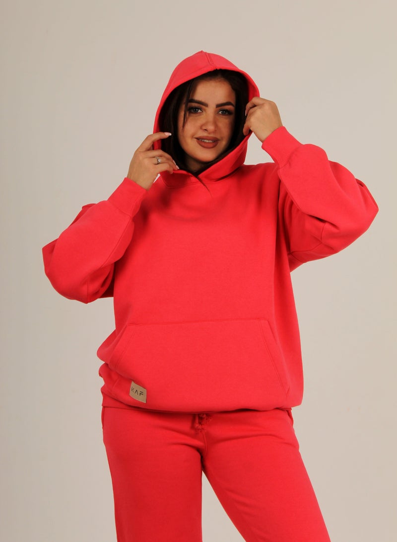 اوفر سايز هودي قطن - Image 1