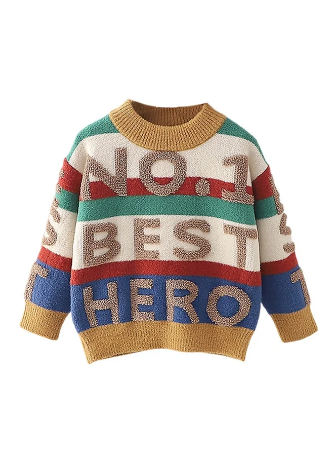 صندوق المفاجآت الصغيرة Occur No 1 Hero themed Knitted warmer cardigan Sweater for Kids