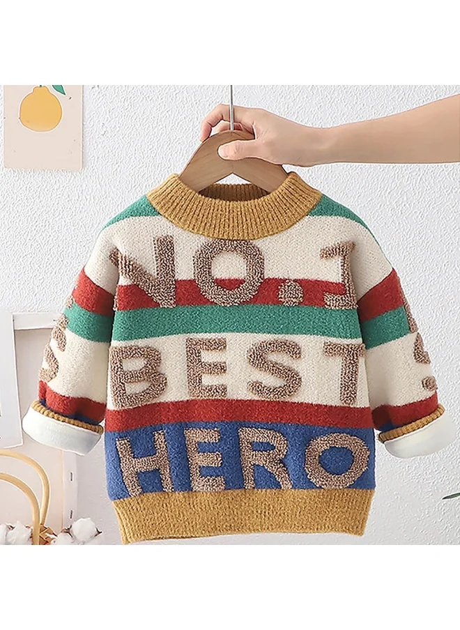 صندوق المفاجآت الصغيرة Occur No 1 Hero themed Knitted warmer cardigan Sweater for Kids