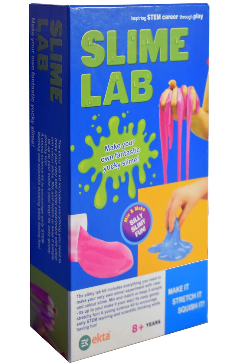 ekta slime lab for boys and girls with slime activator (diy, safe for kids) (made in india)- Multi color - Image 1