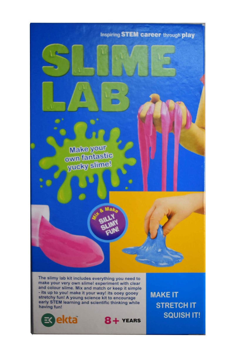 ekta slime lab for boys and girls with slime activator (diy, safe for kids) (made in india)- Multi color - Image 3