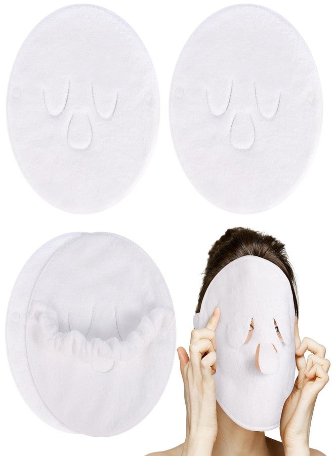 HEQU Face Steaming Towel, 4 Pack Reusable Face Towel Cold Hot Compress Facial Steamer Moisturizing Beauty Skin Care Spa Towels for Women Girls Skin Face Care Beauty Salons - Image 1