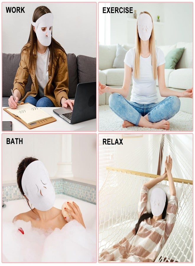 HEQU Face Steaming Towel, 4 Pack Reusable Face Towel Cold Hot Compress Facial Steamer Moisturizing Beauty Skin Care Spa Towels for Women Girls Skin Face Care Beauty Salons - Image 3