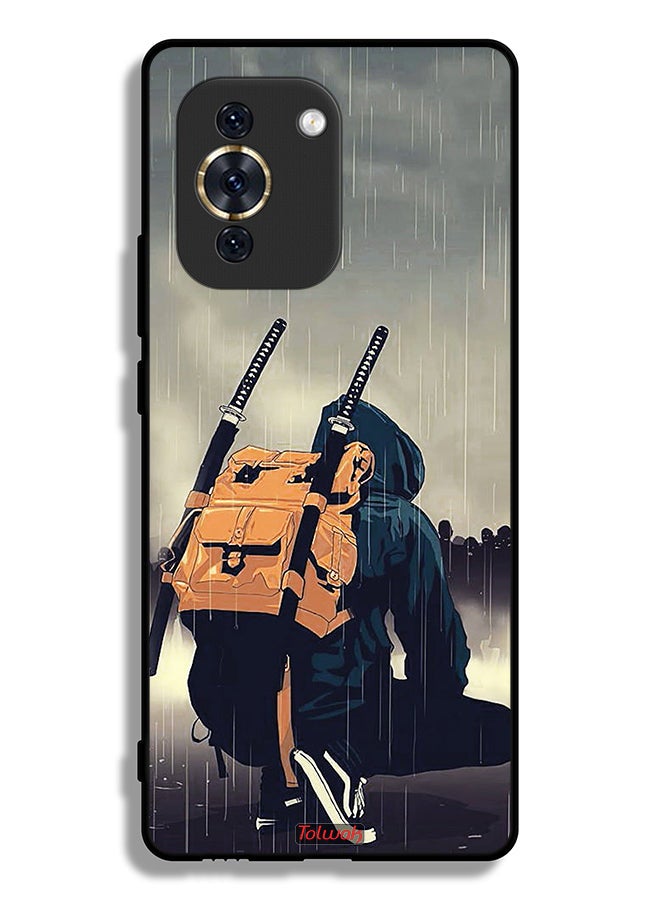 Tolwak Huawei nova 10 Protective Case Cover Sword Samurai Digital Art - Image 2