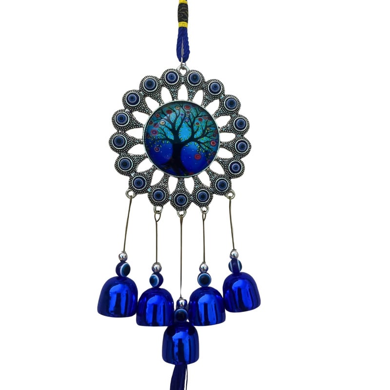 RIPE INDIA Ripe India Evil Eye Hanging for Home Protection Premium Chakra Evil Eyes RoundTree - Image 1