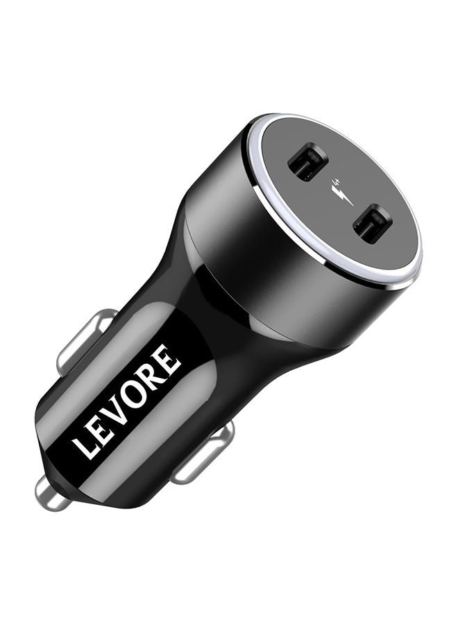 LEVORE Dual Port USB Type-C 66W Car Charger - Image 3