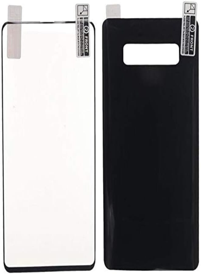 OR Flexible anti-scratch gelatin screen protector to protect the screen and back from any scratches and fractures Curve full paste for Samsung S10 mobile