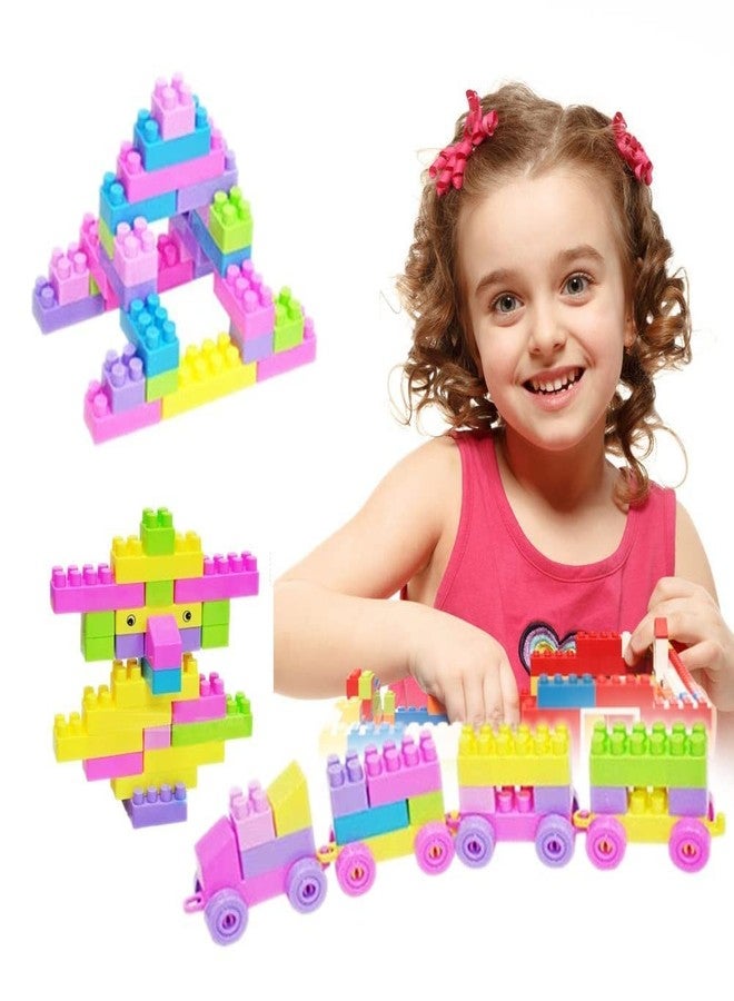 Storio DIY Puzzle Building Blocks Game Toys for Kids Educational Blocks Learning Puzzle Learning Toy for Kids (60+ Pcs),Multicolor - Image 3