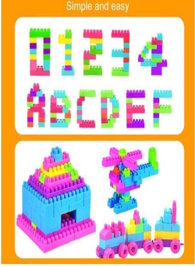 Storio DIY Puzzle Building Blocks Game Toys for Kids Educational Blocks Learning Puzzle Learning Toy for Kids (60+ Pcs),Multicolor - Image 5