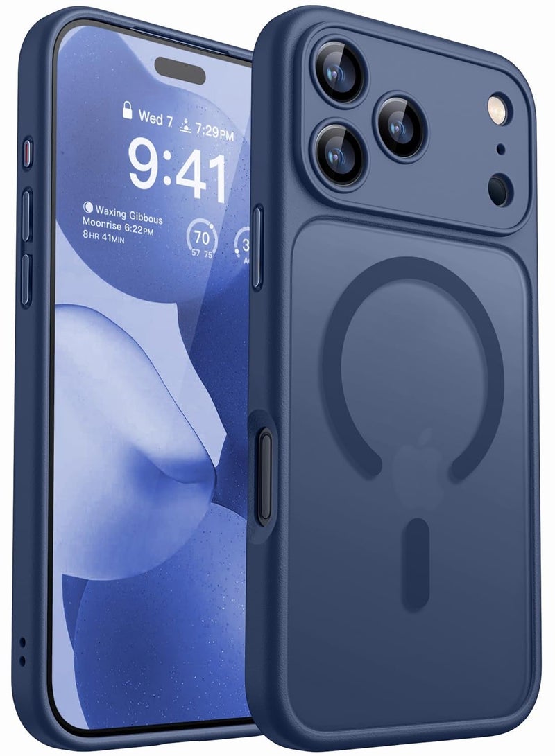 SOKAD Matte Blue MagSafe Case for iPhone 17 Pro Max with Full Camera Protection - Image 1