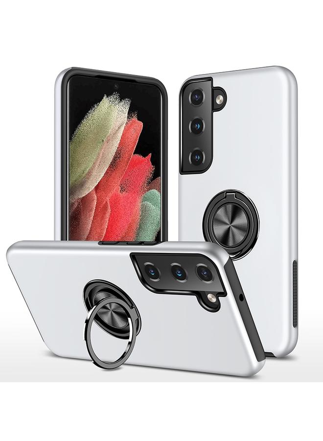 اس-توب جراب لهاتف Samsung Galaxy S23 5G PC + جراب هاتف مغناطيسي من مادة TPU مع حامل حلقي غير مرئي - Image 1